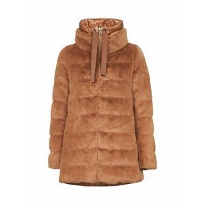 Herno Women Camel Lady Alternative Fur And Ultralight Nylon A-Shape